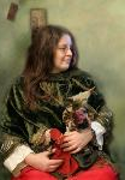 Colourful photo of the performer Barbara Wilińska