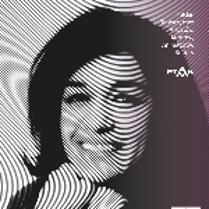 Black and white photo of Ewa Demarczyk