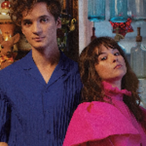 Photo of two young people (a man and a woman) - members of the band