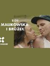 On the right a small pictur of young man and woman looking at each other with outstretched tongues. Green backgrounf with white lettering.