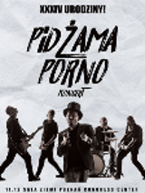 Conecrt poster - picture of the band on white background and information about the concert.