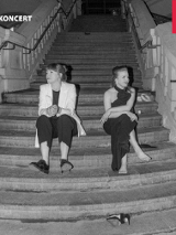 Graphics promoting the concert