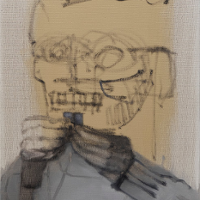 Graphics promoting the exhibition