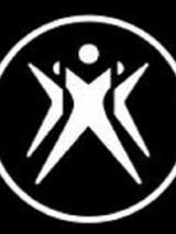 Polish Dance Theatre logo - white figures on a black background