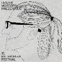 The grey and black picture shows Leszek Możdżer in profile.