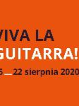 White and black letters on orange background - slogan of the Festival and Festival dates.