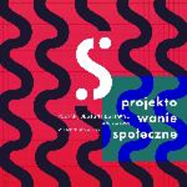 Black waves on red background. In the middle a S-shaped fragment of a wave. In the right down corner lettering in Polish.