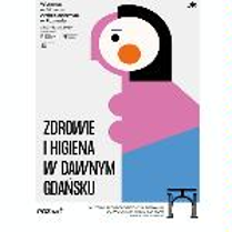 On the left black lettering with information about the exhibition, on the right colorful drawing with silhouette outline