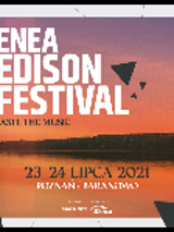 Photo of the lake at the sunset with information about the event