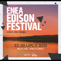 Photo of the lake at the sunset with information about the event