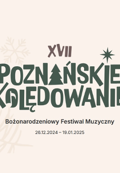 Festival poster - the name of the festival and information about it.