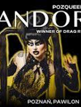 Event poster: photo of Pandora Nox and information about the event.