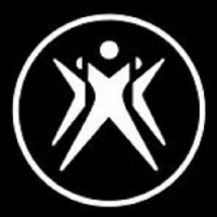 Polish Dance Theatre logo - white figures on a black background