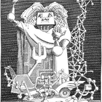 Graphics promoting the exhibition