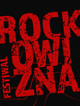 Festival poster - title of the Festival in red colours on black background