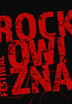 Festival poster - title of the Festival in red colours on black background