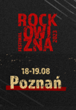 Festival poster: information about the event on the black background.