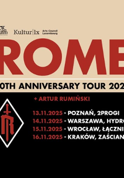 Graphics promoting the concert