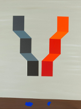 Graphics promoting the exhibition