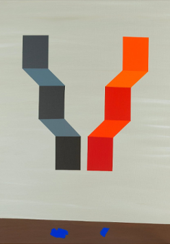 Graphics promoting the exhibition