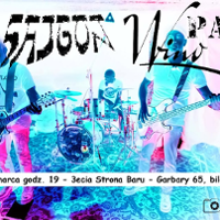 Graphics promoting the concert