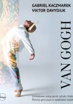 Photo of a dancer in a dancing pose and the title of the performance.
