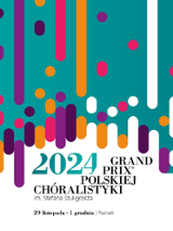 Event poster: colourful dots and short lines on green background and the title of the event on white background.