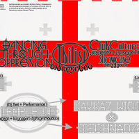 Graphics promoting the concert