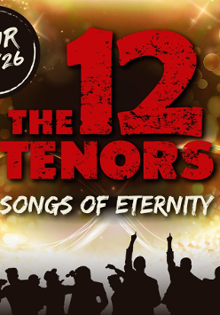 Graphics promoting the concert