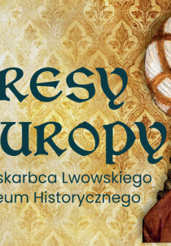 Graphics promoting the exhibition