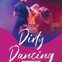 Graphics promoting the concert