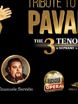 Graphics promoting the concert