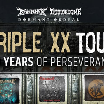 Graphics promoting the concert