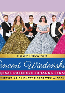 Concert poster: picture of performers and information about the event.