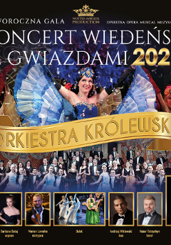 Graphics promoting the concert