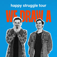 Graphics promoting the concert