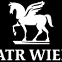 White Pegasus on a black background, white lettering at the bottom of the picture