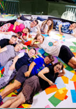 Graphics promoting the concert