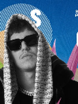 Photo of Żabson - a young man in sunglasses and a hood