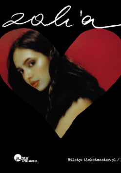 Graphics promoting the concert