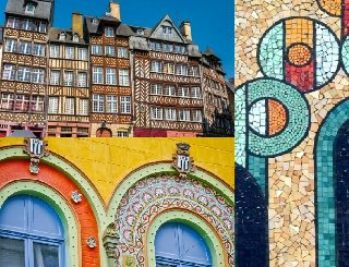 Poznajemy Rennes - wykłady Gilles'a Brohana o architekturze stolicy Bretanii i sztuce mozaikowej Odorico