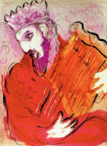 Marc Chagall, Dawid, Verve: Bible I (1956)