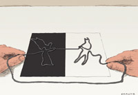 Wystawa prac graficznych JANUSZA KAPUSTY pt. Metafory