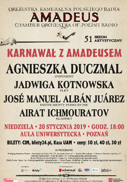 afisz zapowiadający koncert
