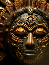 Afrykańska maska.