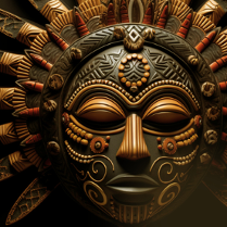 Afrykańska maska.