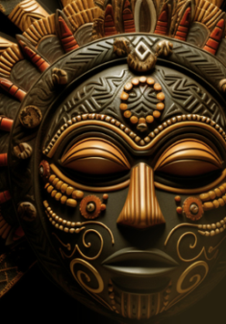 Afrykańska maska.
