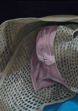 Aldona Mickiewicz, "Et in Arcadia ego III", 2014, olej na płótnie, 55x80 cm