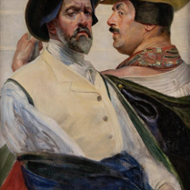 Autoportret z Mieczysławem Gąseckim, 1921