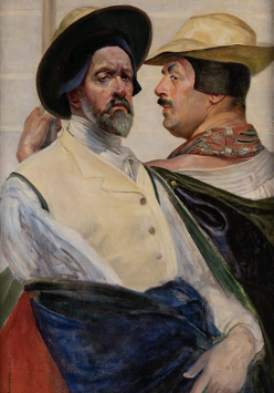 Autoportret z Mieczysławem Gąseckim, 1921